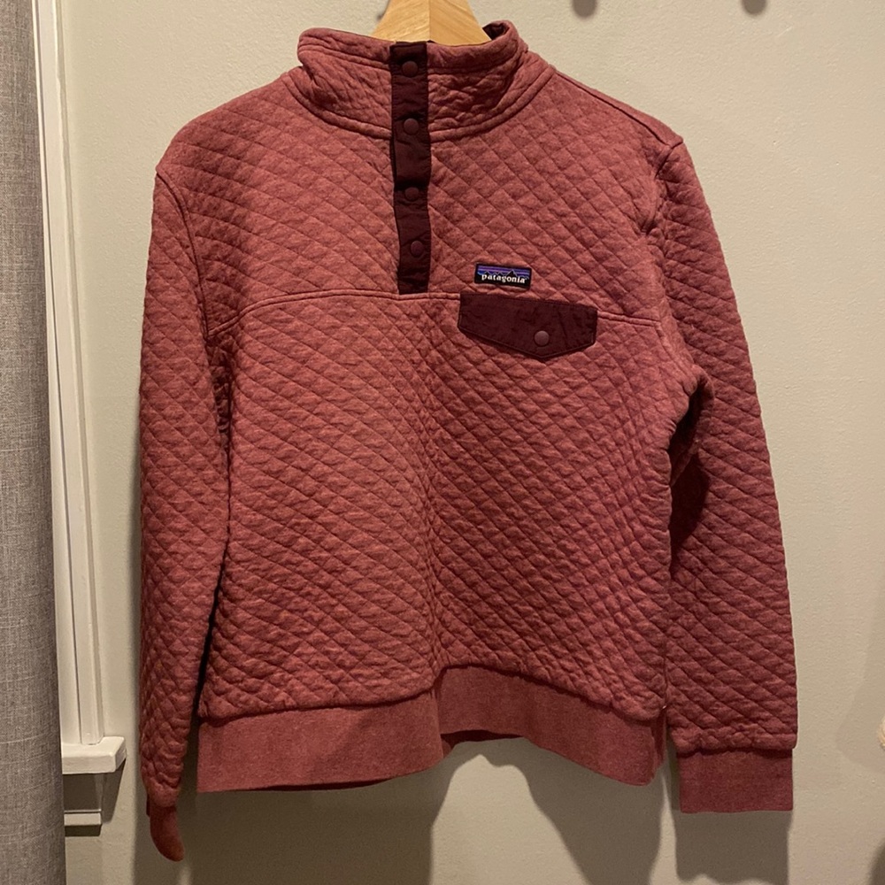 Women’s Patagonia Quilted Snap T, Medium.